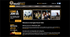 Desktop Screenshot of harrogateroundtable.co.uk